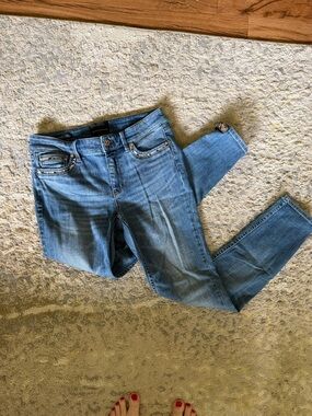 White House Black Market Light Blue Skinny Jeans